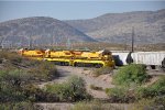 Road train prepares to swap cars at South Siding